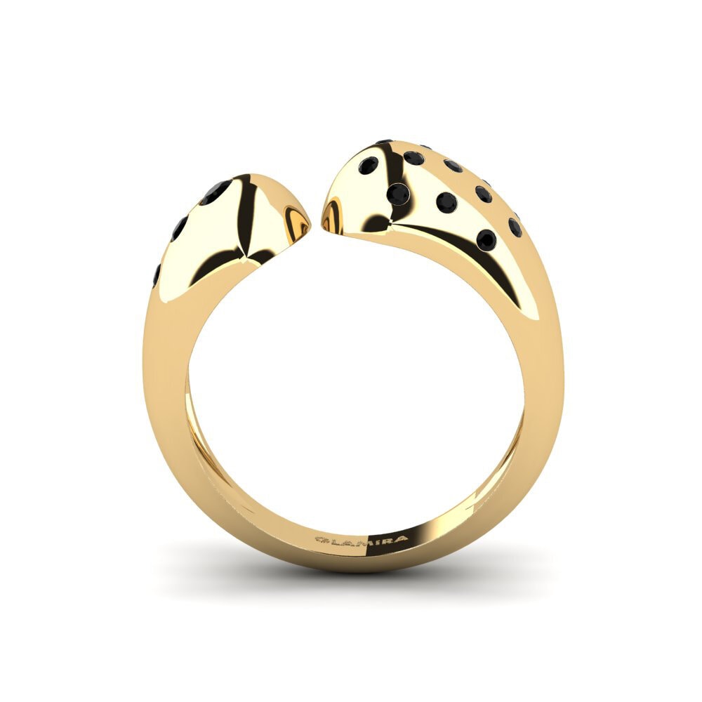 Zafiro negro Anillo Olif