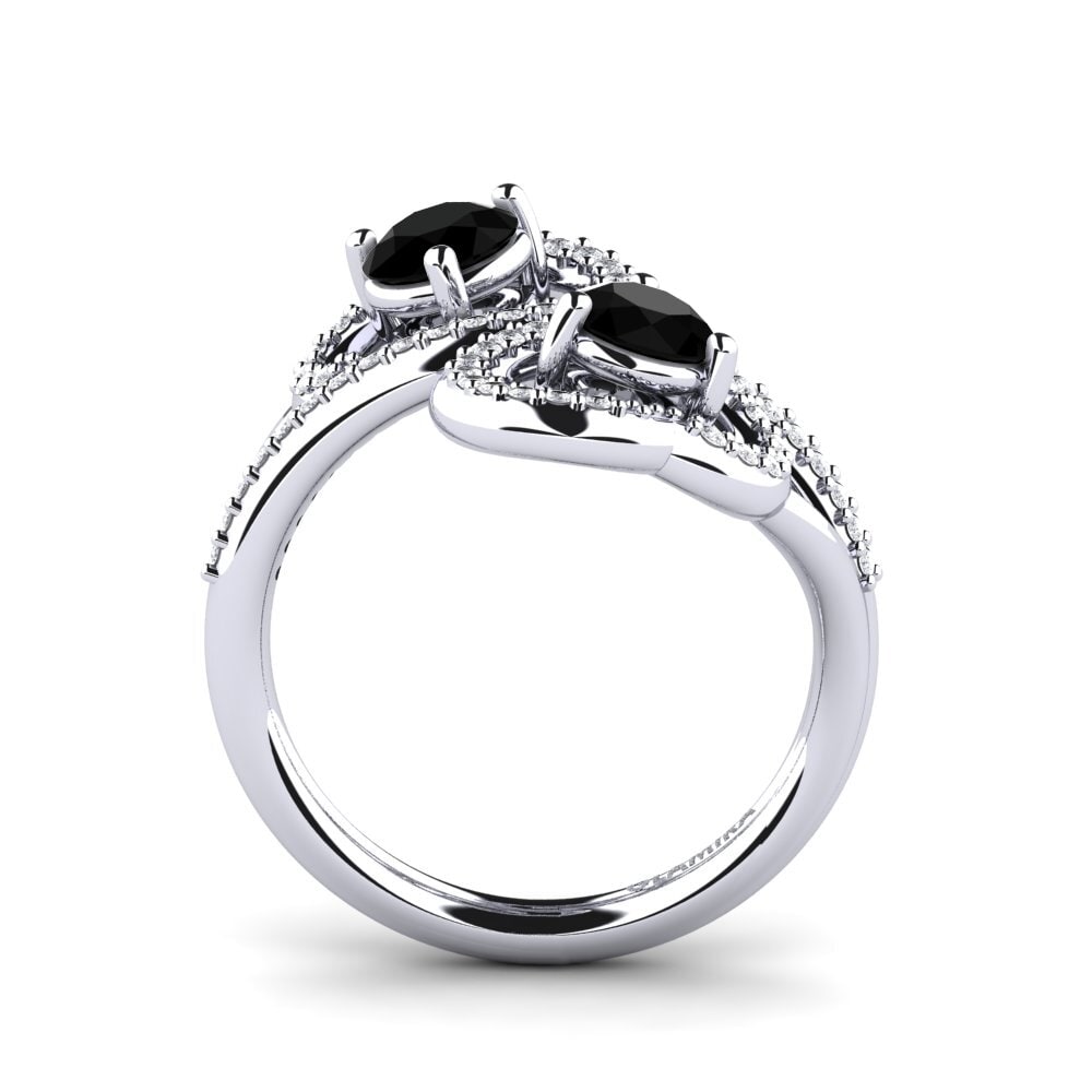 Black Sapphire Ring Olliana
