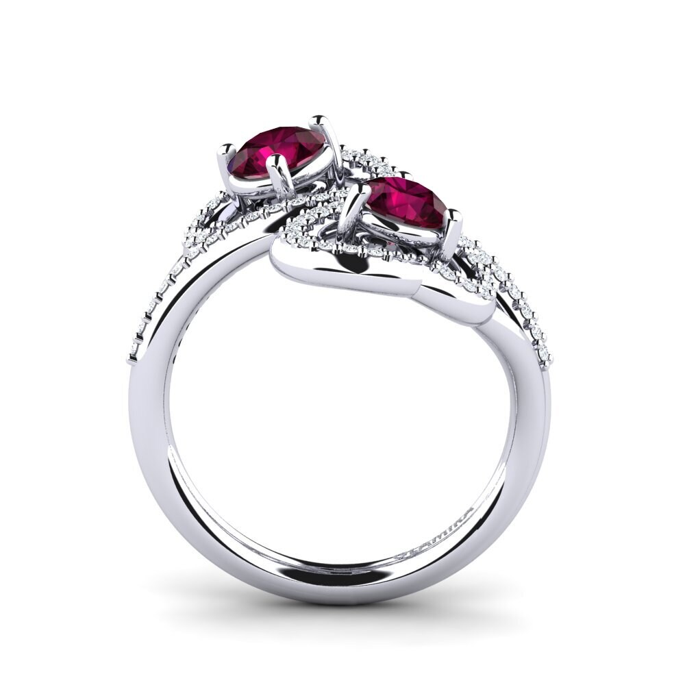 Rhodolite Garnet Ring Olliana