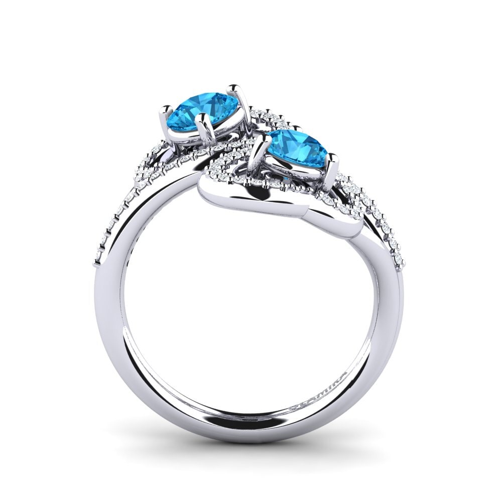 Blue Topaz Ring Olliana