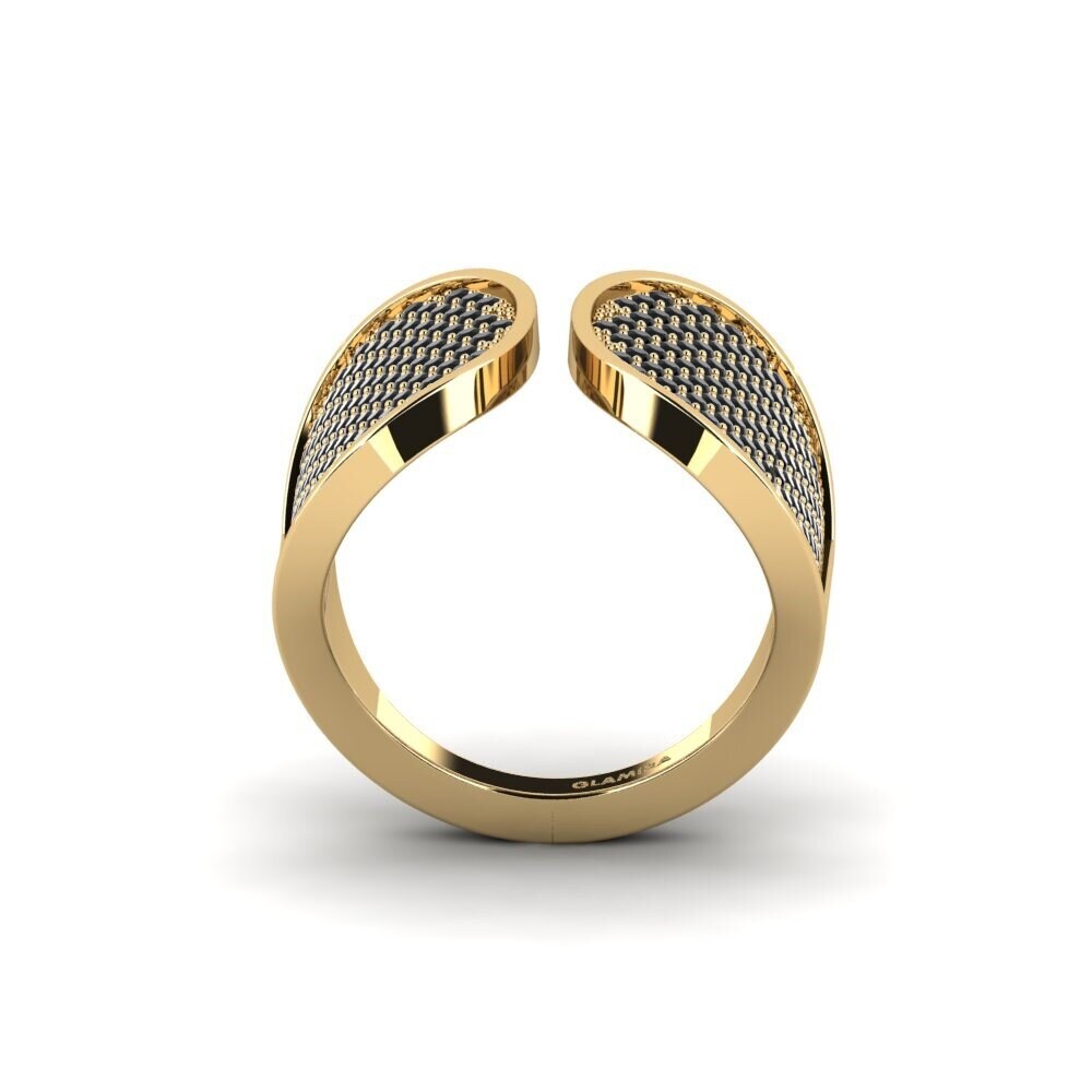 Zafiro negro Anillo Onceat