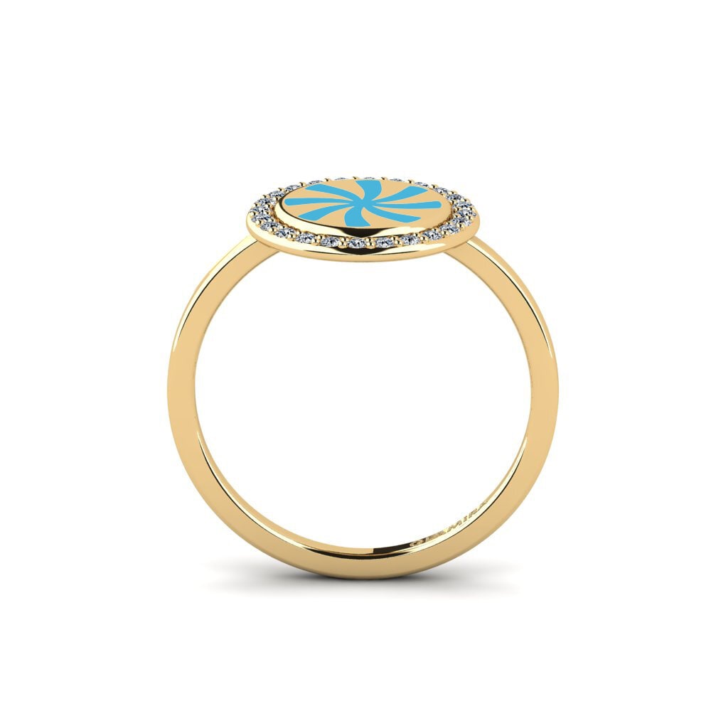 Or Jaune 9k Bague Oncil