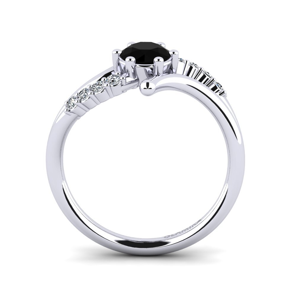 Black Onyx Women's Ring Onearm