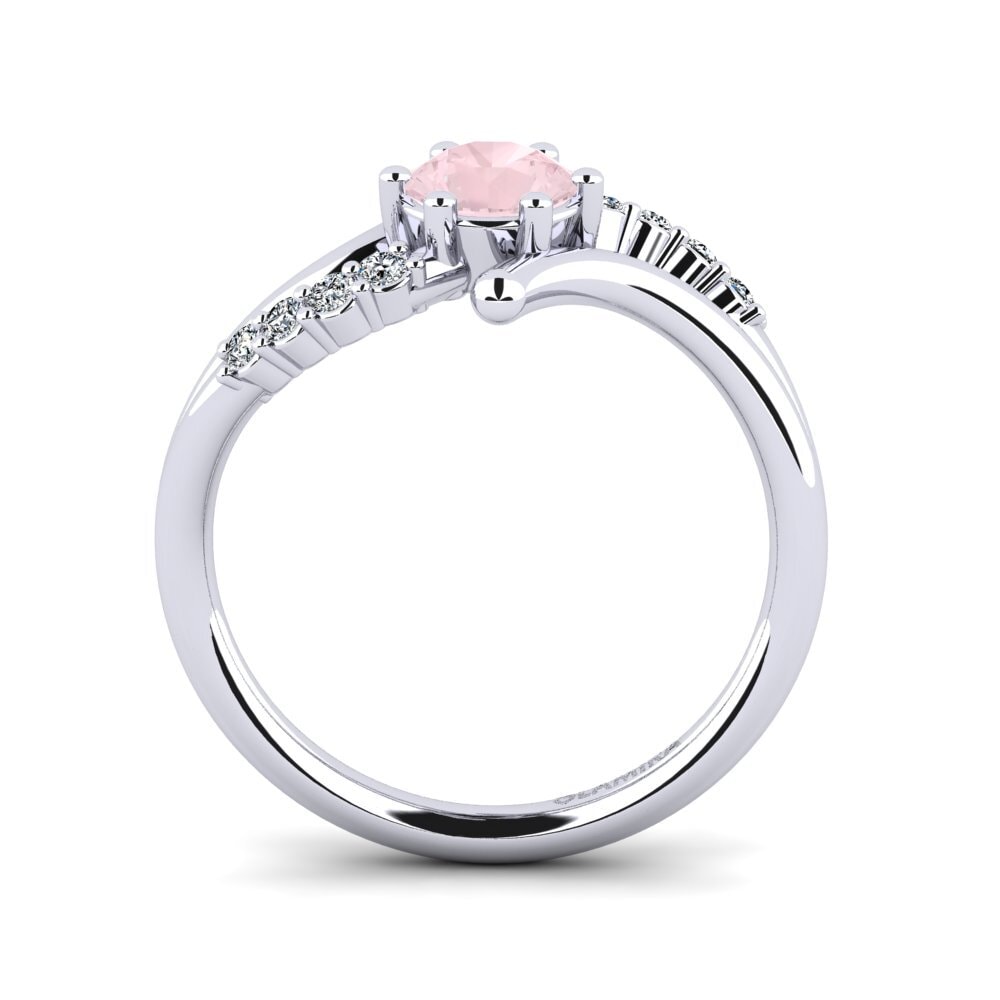 Rose Quartz Women's Ring Onearm