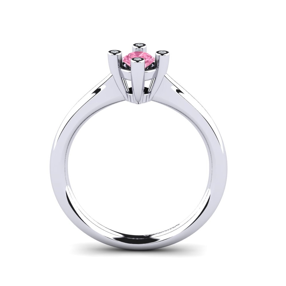Pink Sapphire Engagement Ring Onella