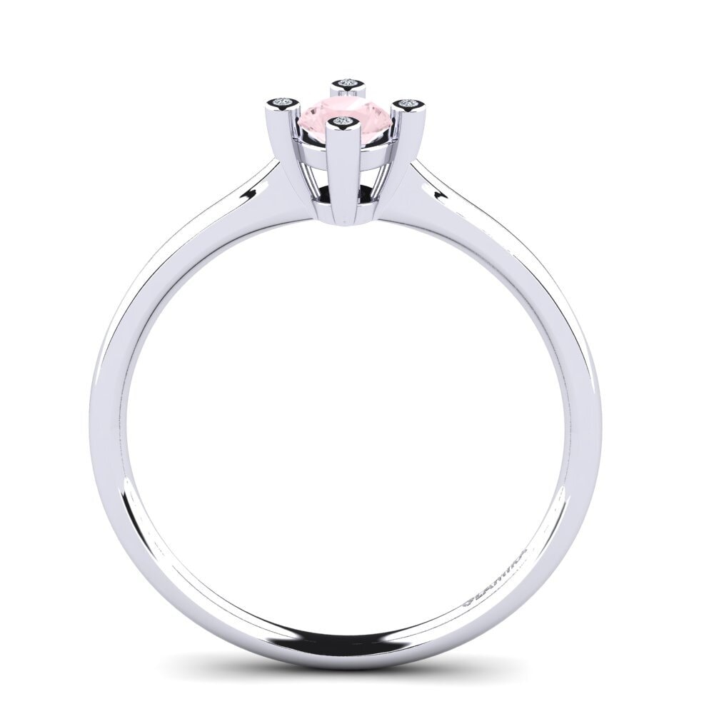 Rose Quartz Women's Ring Onella 0.5 crt