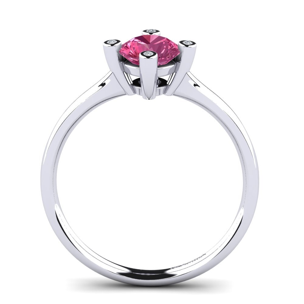 Pink Tourmaline Engagement Ring Onella 1.6 crt