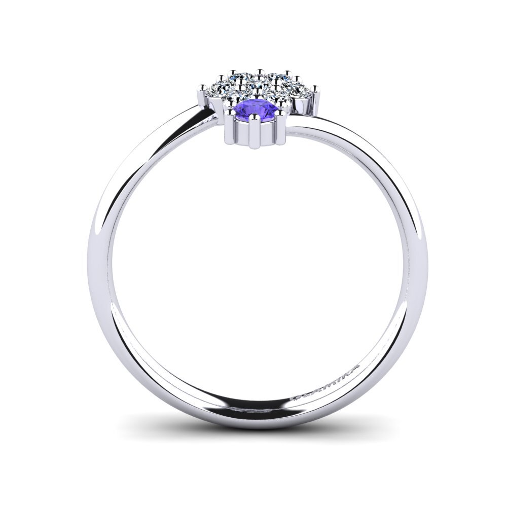 Tanzanite Ring Onlaid