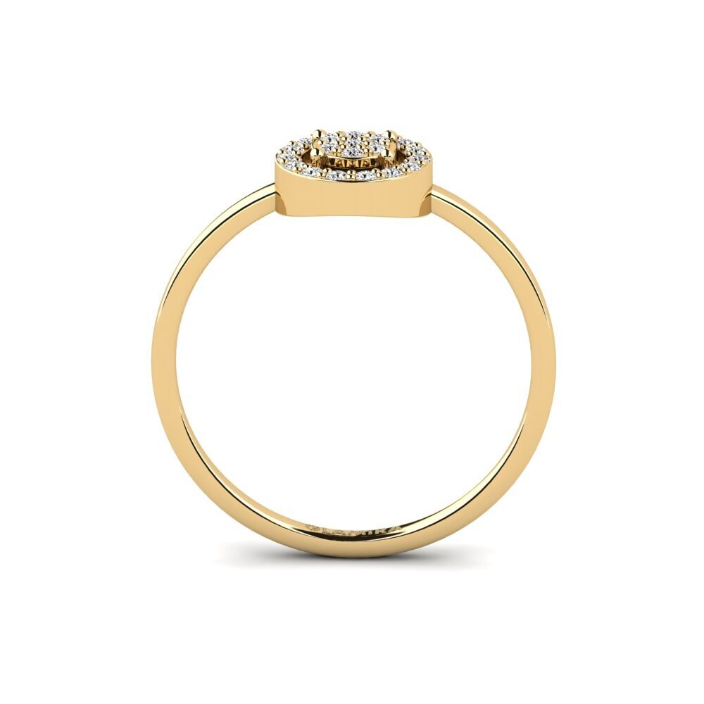 Moissanite Anel Ontasuna