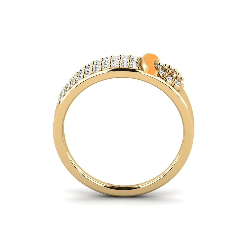 Brauner Diamant Ring Ophir