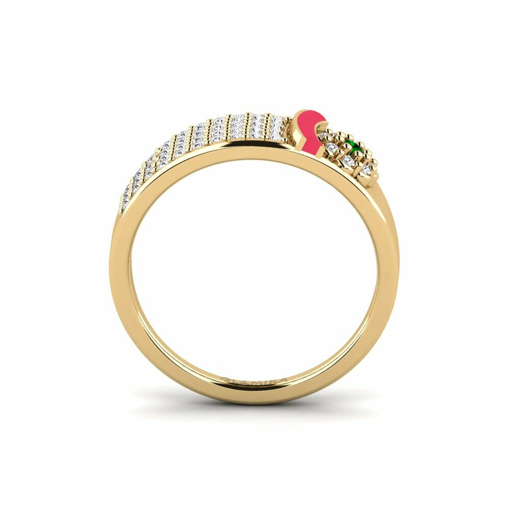 Zircone Vert Bague Ophir