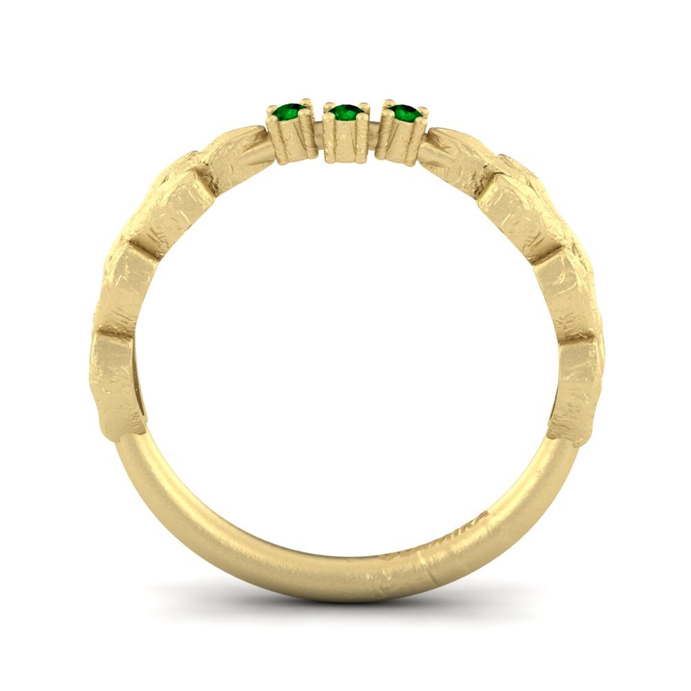 Circonita Verde Anillo Hisako