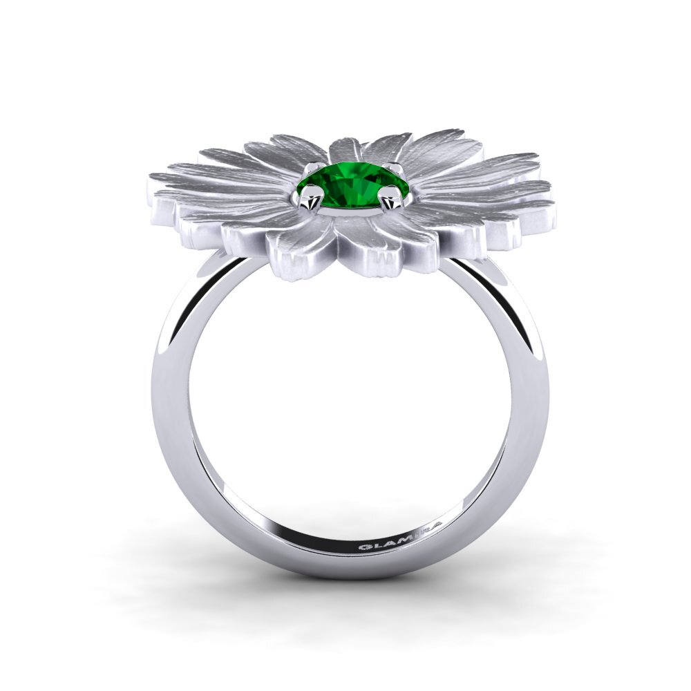 Circonita Verde Anillo Isa
