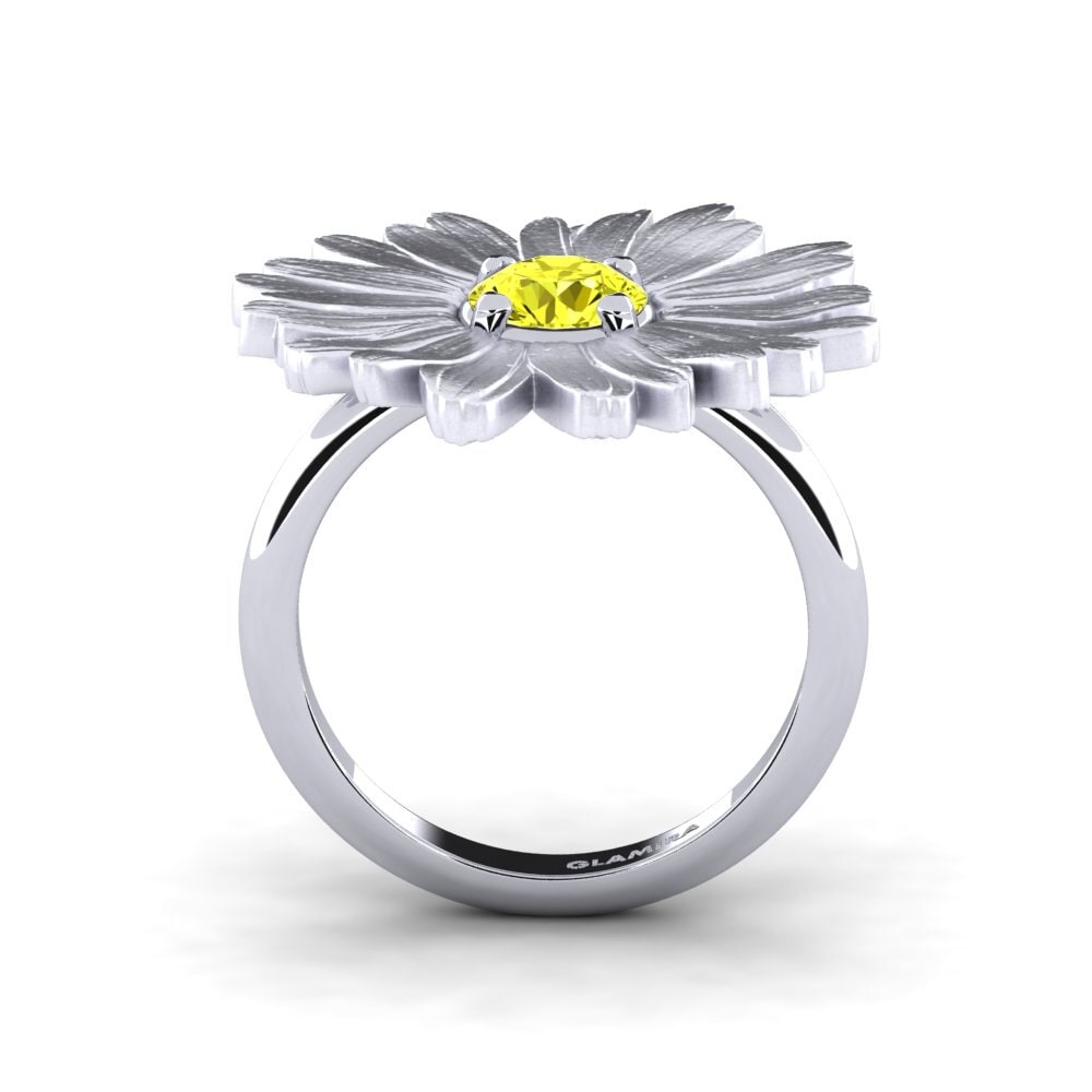 Diamant Jaune Bague Isa