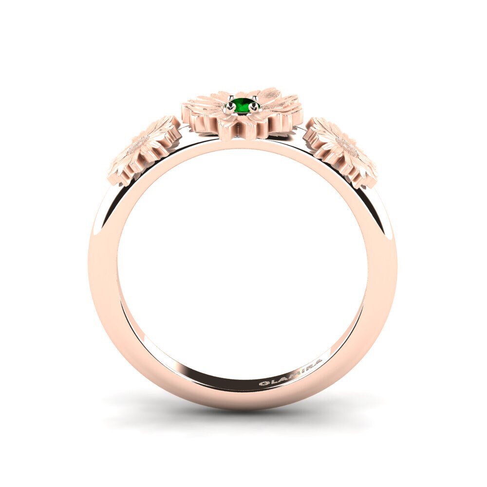 Circonita Verde Anillo Isabelle