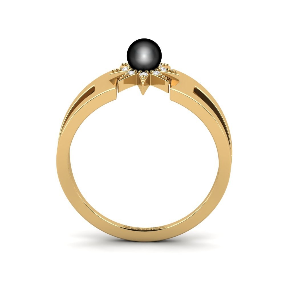 Zafiro blanco Anillo Orrore