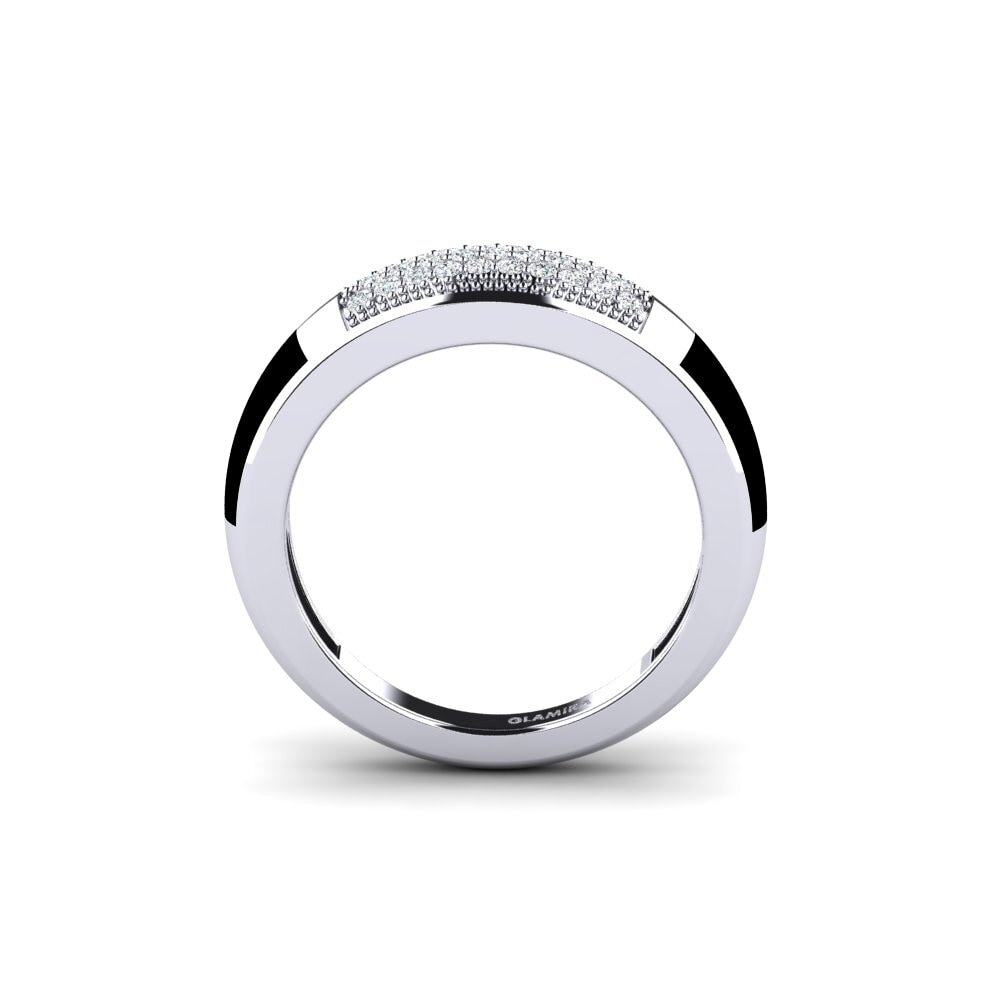 Or Blanc 14k Bague Osceu