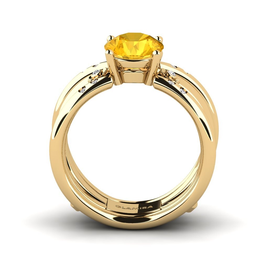 Citrine Ring Otenden SET