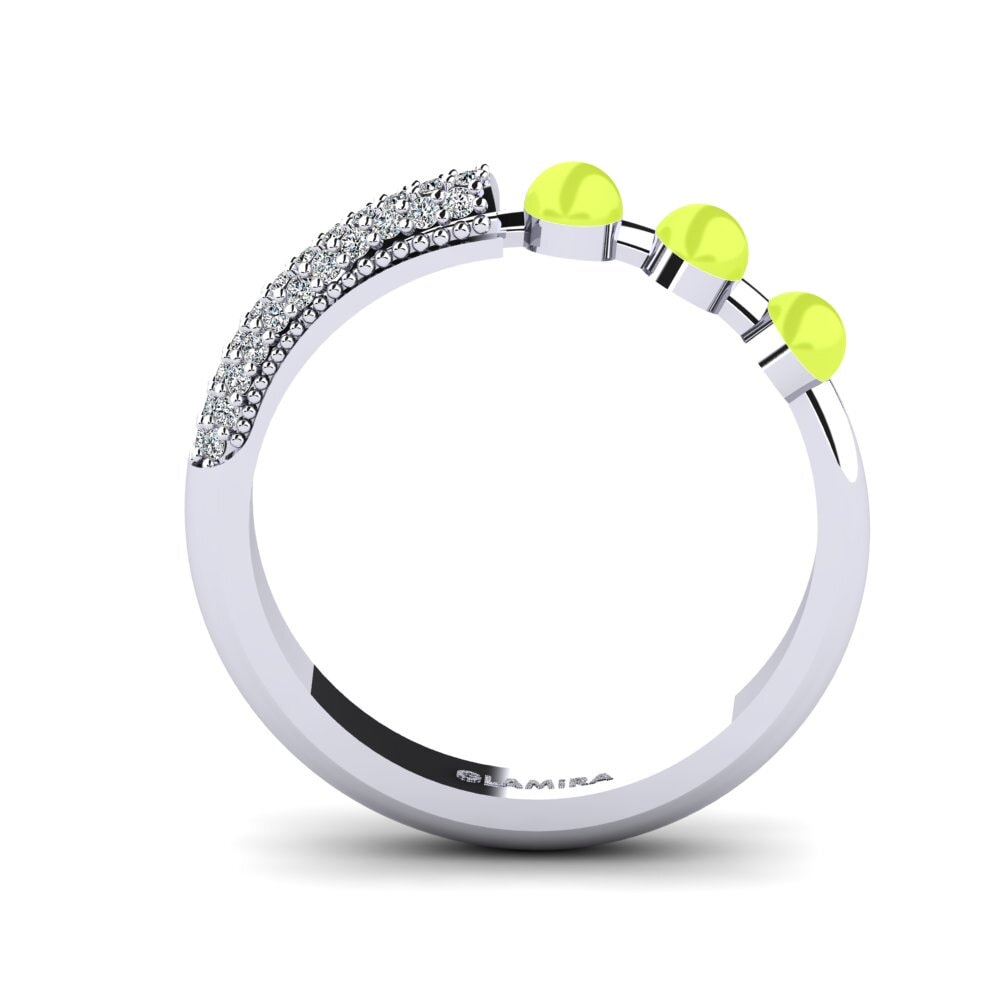Zirkonia Ring Overskyet
