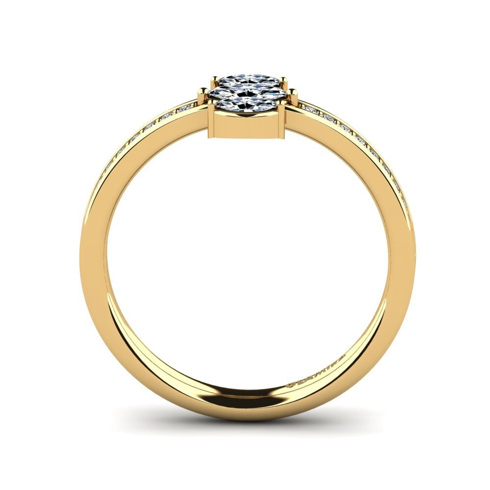 14ct Yellow Gold Engagement Ring Pachisi