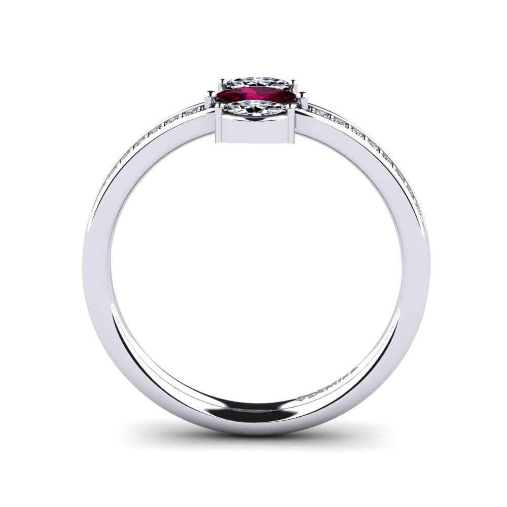 Rhodolite Garnet Engagement Ring Pachisi