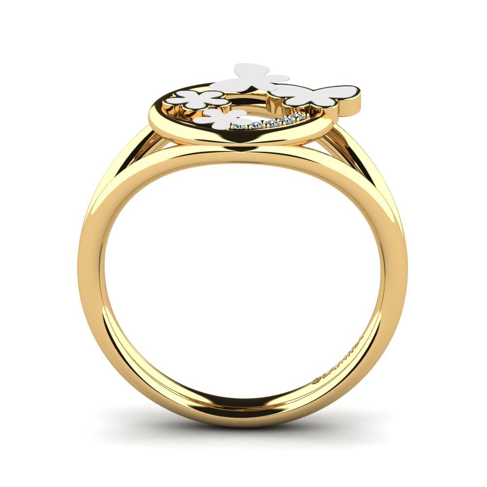 Gelbgold 375 Ring Padma