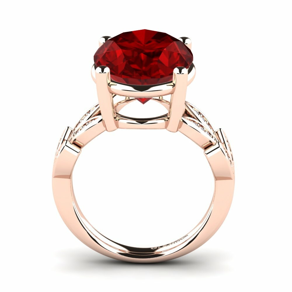 Rubis (créé en laboratoire) Bague Pamila