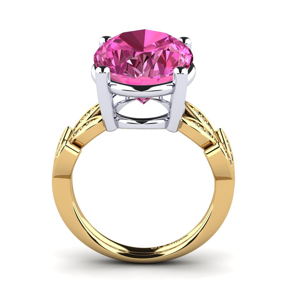 14ct Yellow / White Gold Ring Pamila