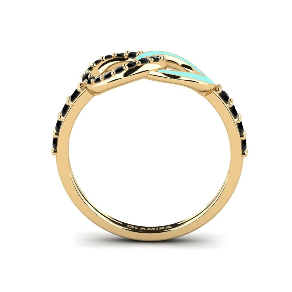 Black Sapphire Stackable Ring Panaghiusa