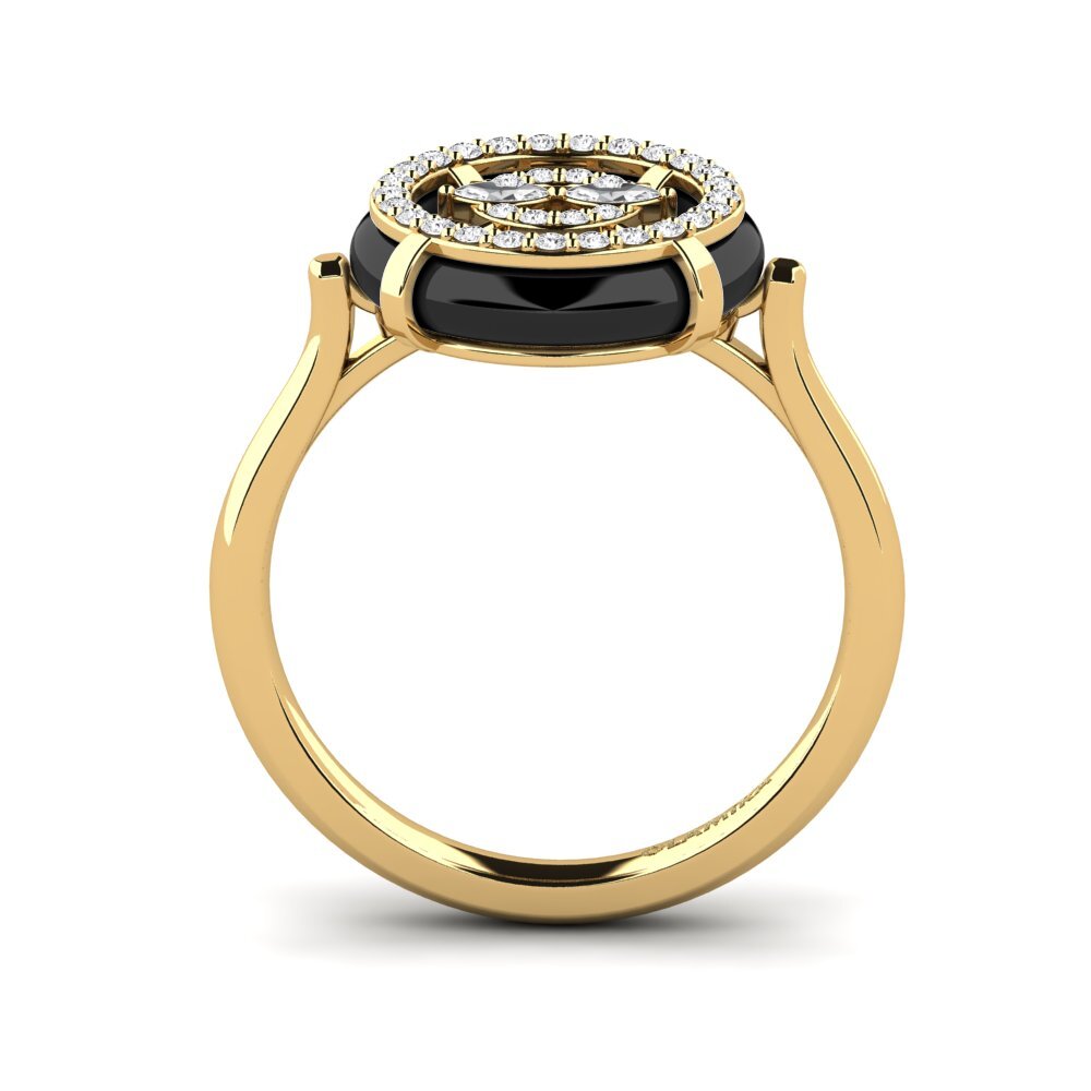 Zafiro blanco Anillo Pangburn