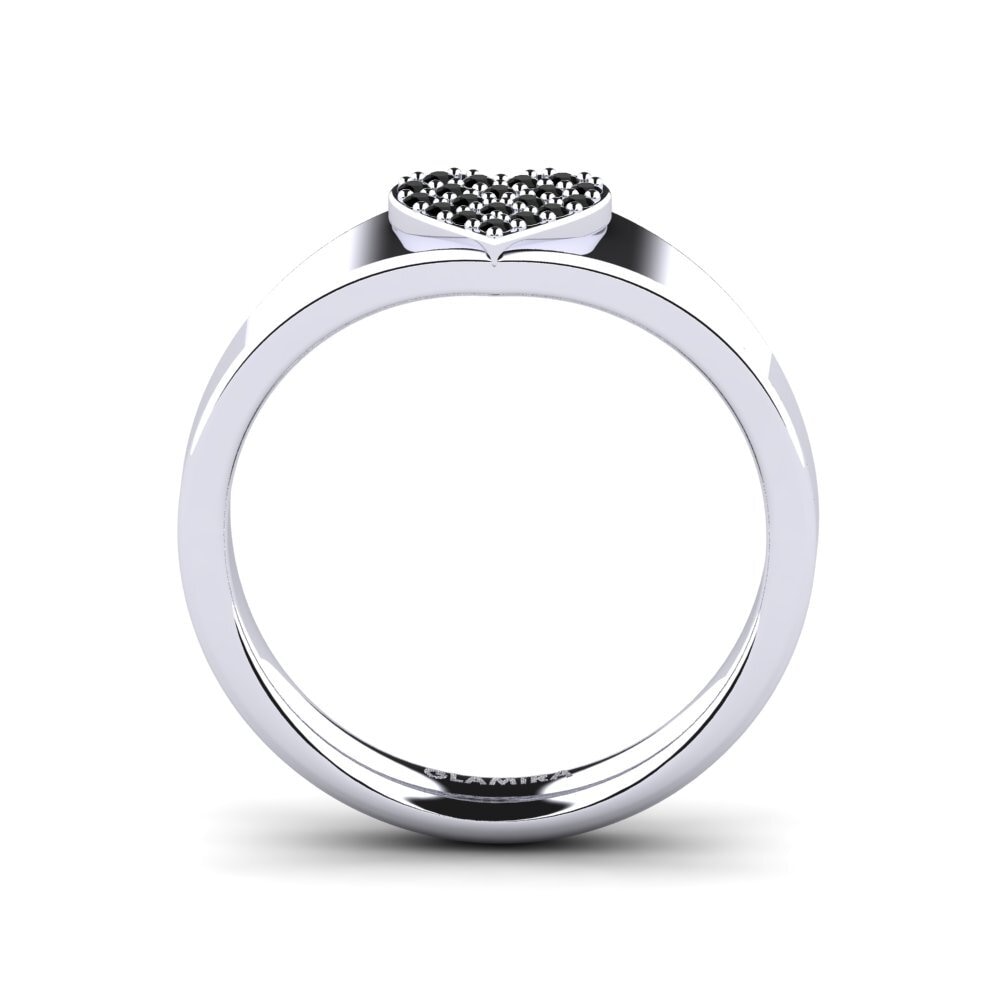 Diamante Negro Anel Parma