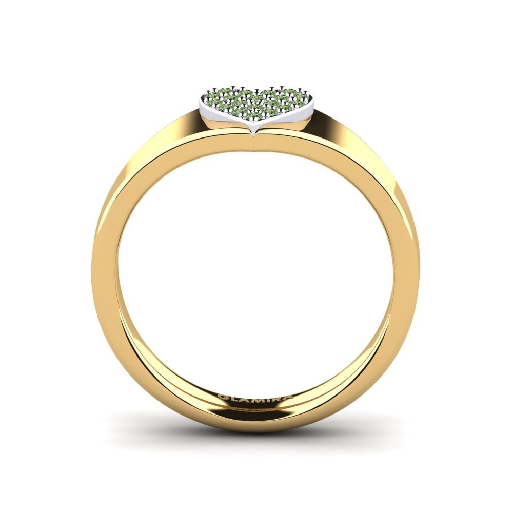 Diamante Verde Anillo Parma