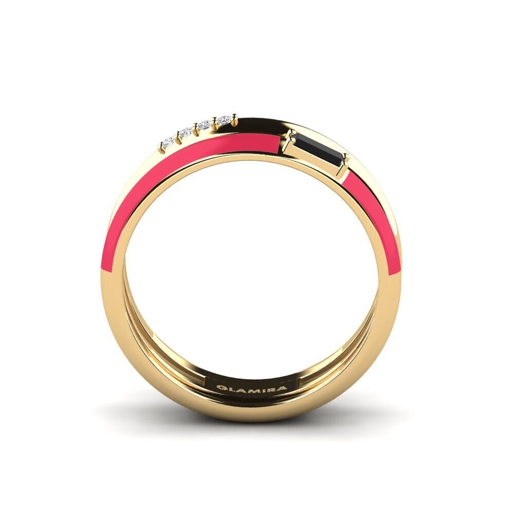 Schwarzer Saphir Ring Paros