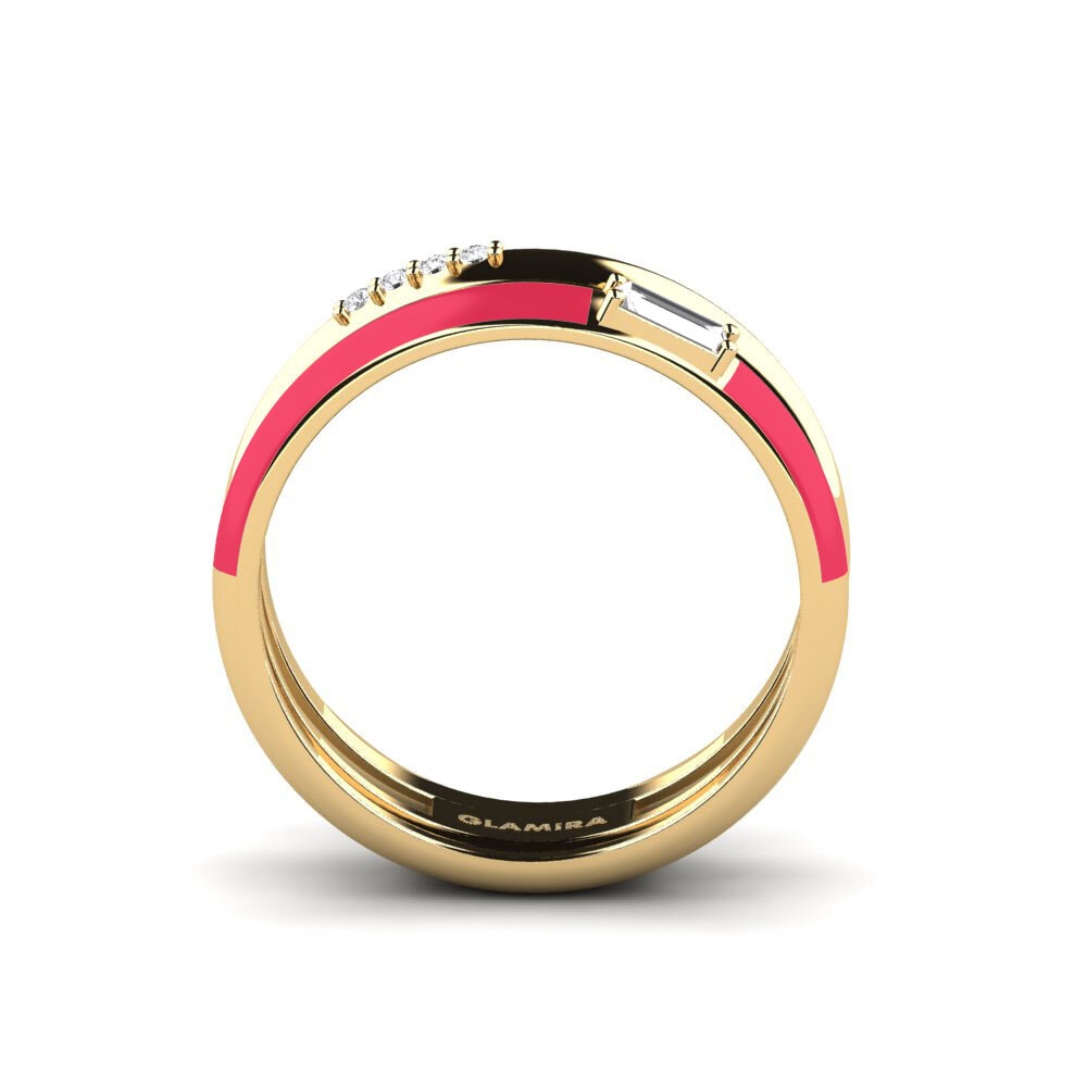 Weißer Saphir Ring Paros