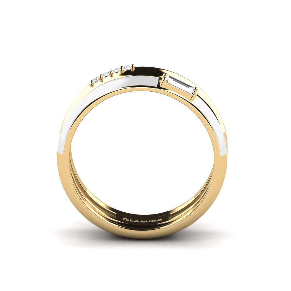 Weißer Saphir Ring Paros
