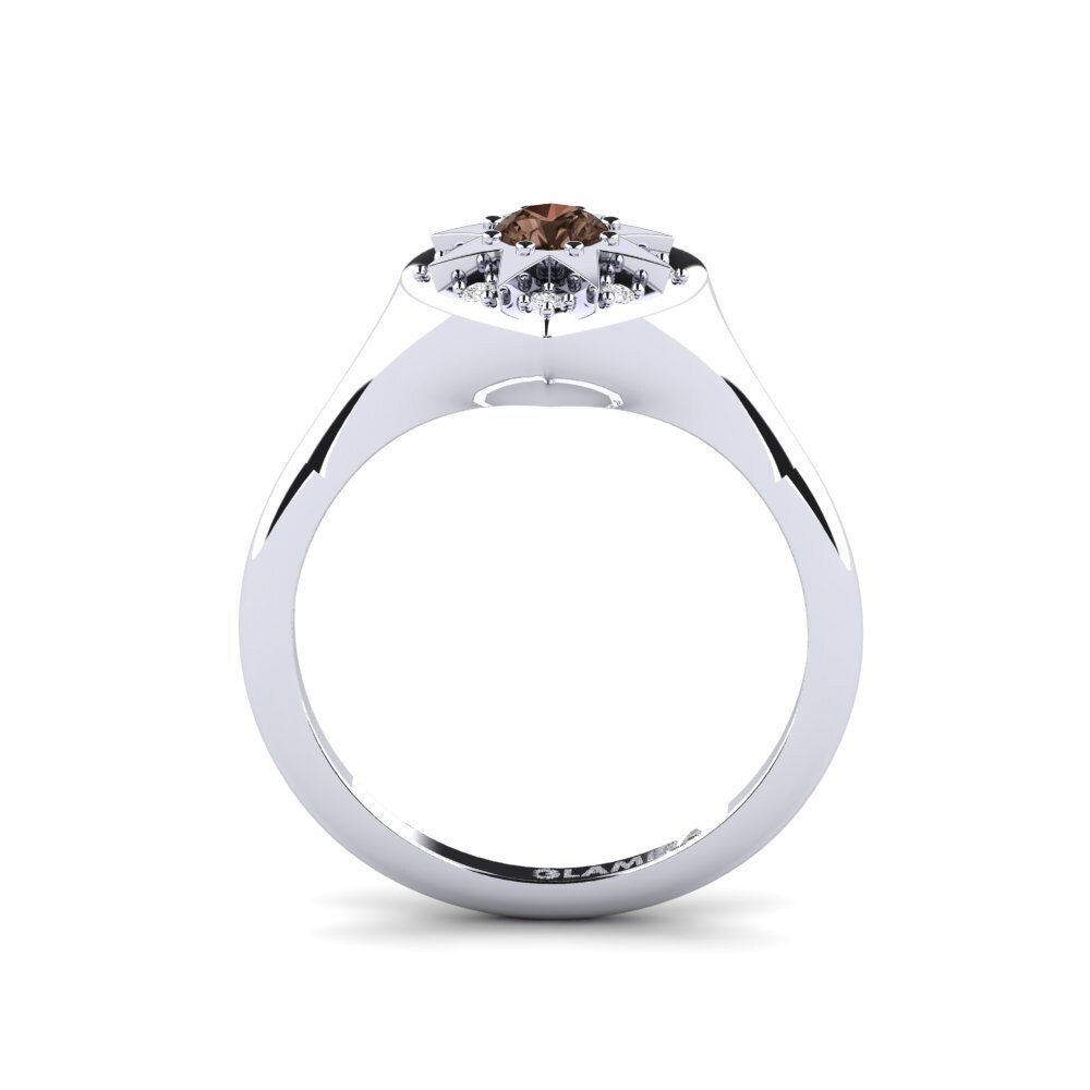 Rauchquarz Pinker Ring Passero