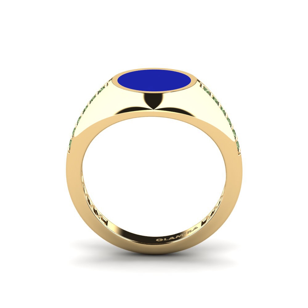 Grüner Diamant Pinker Ring Patopa