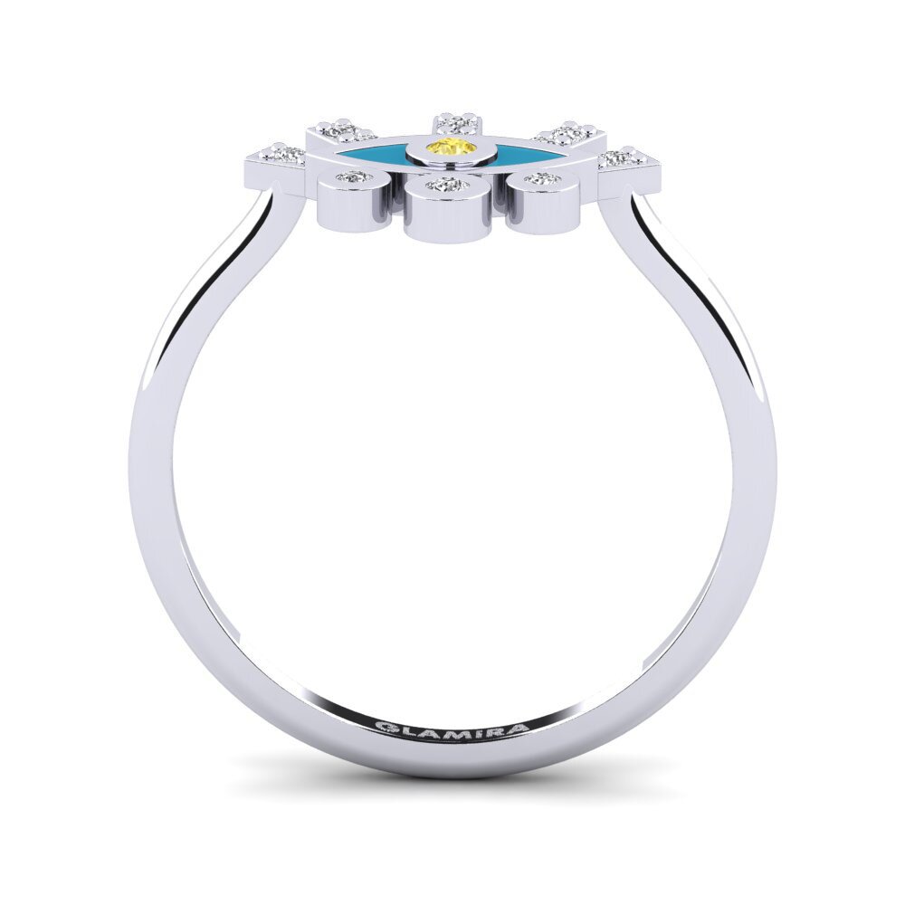Gelber Saphir Ring Pedesa
