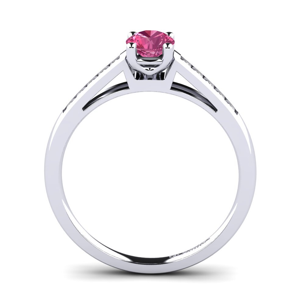 Pink Tourmaline Engagement Ring Penelope 0.5 crt