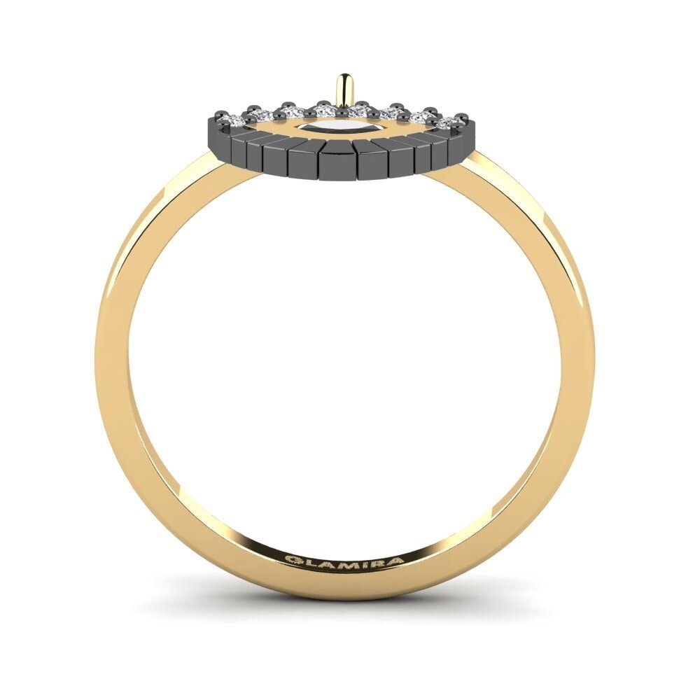 Diamante Negro Anel Pestana