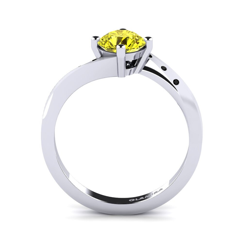 Yellow Diamond Engagement Ring Phillipa 1.0 crt