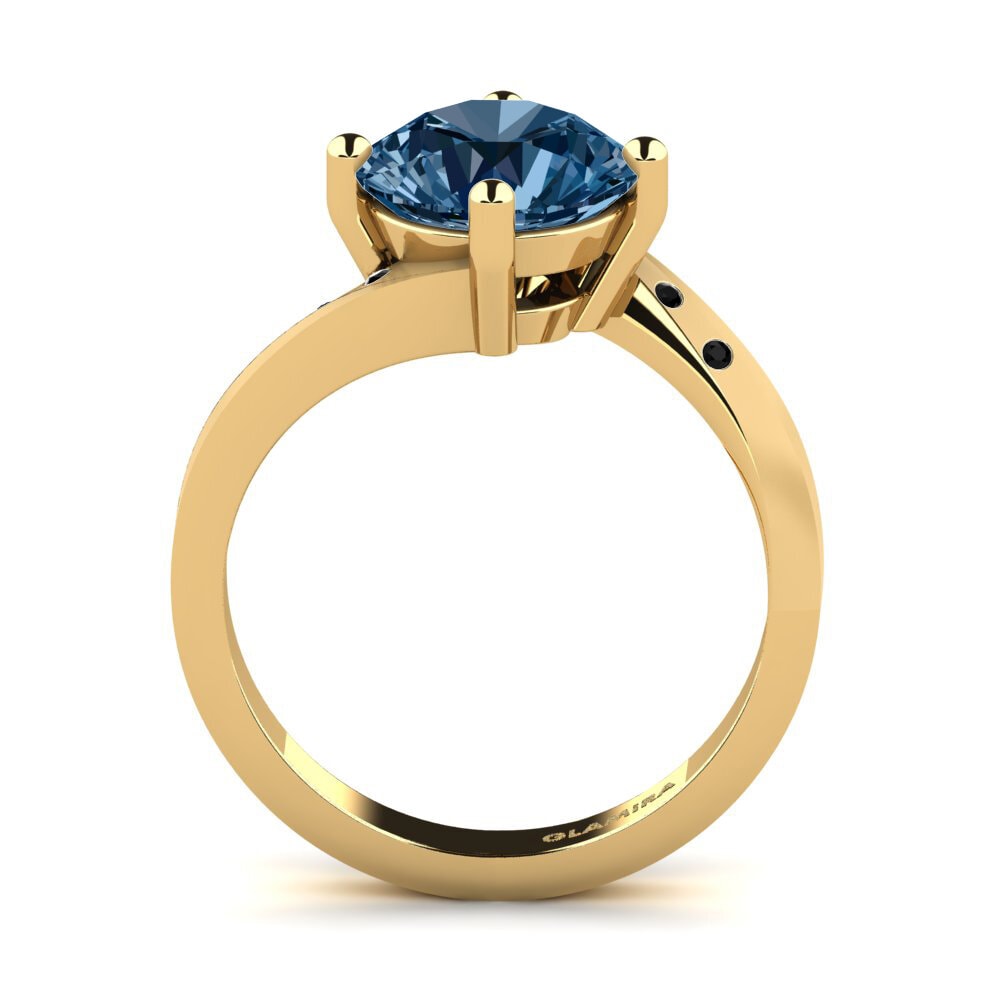 Blue Diamond Engagement Ring Phillipa 3.0 crt