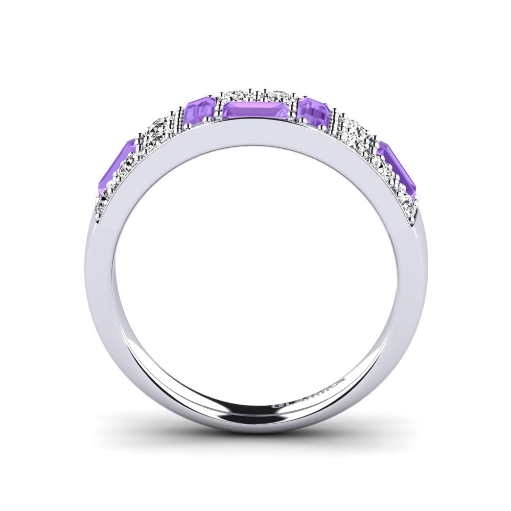Amatista Anillo de compromiso Phillis