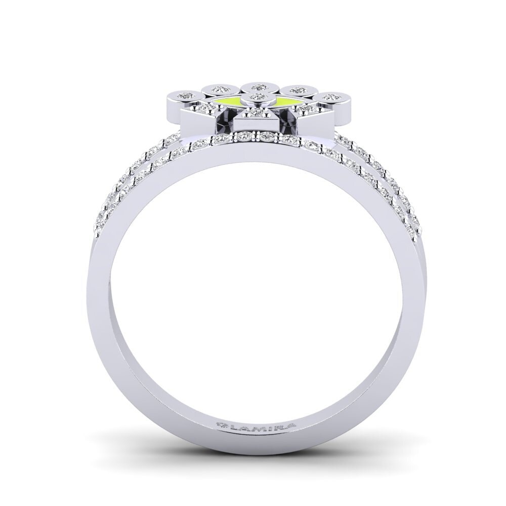 Argent Blanc Bague Phokaia