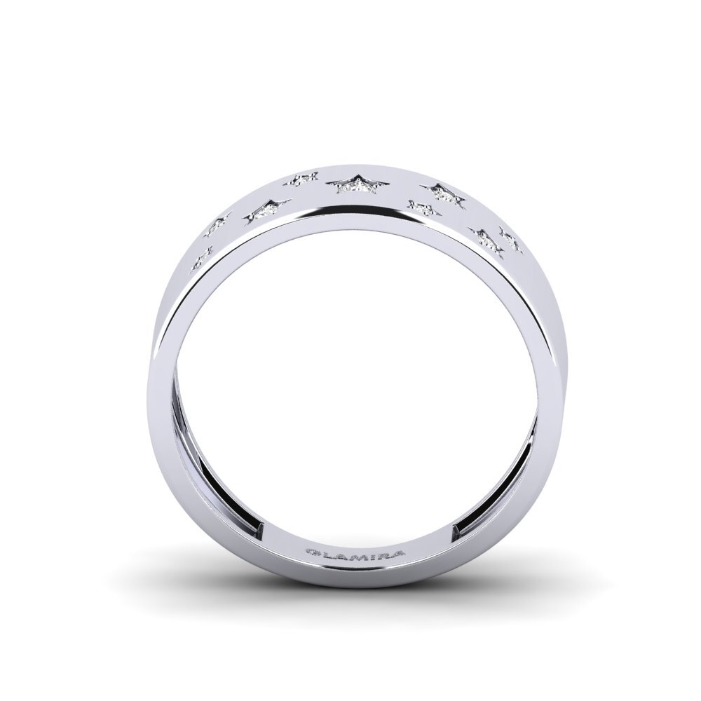 Zafiro blanco Anillo Phryne