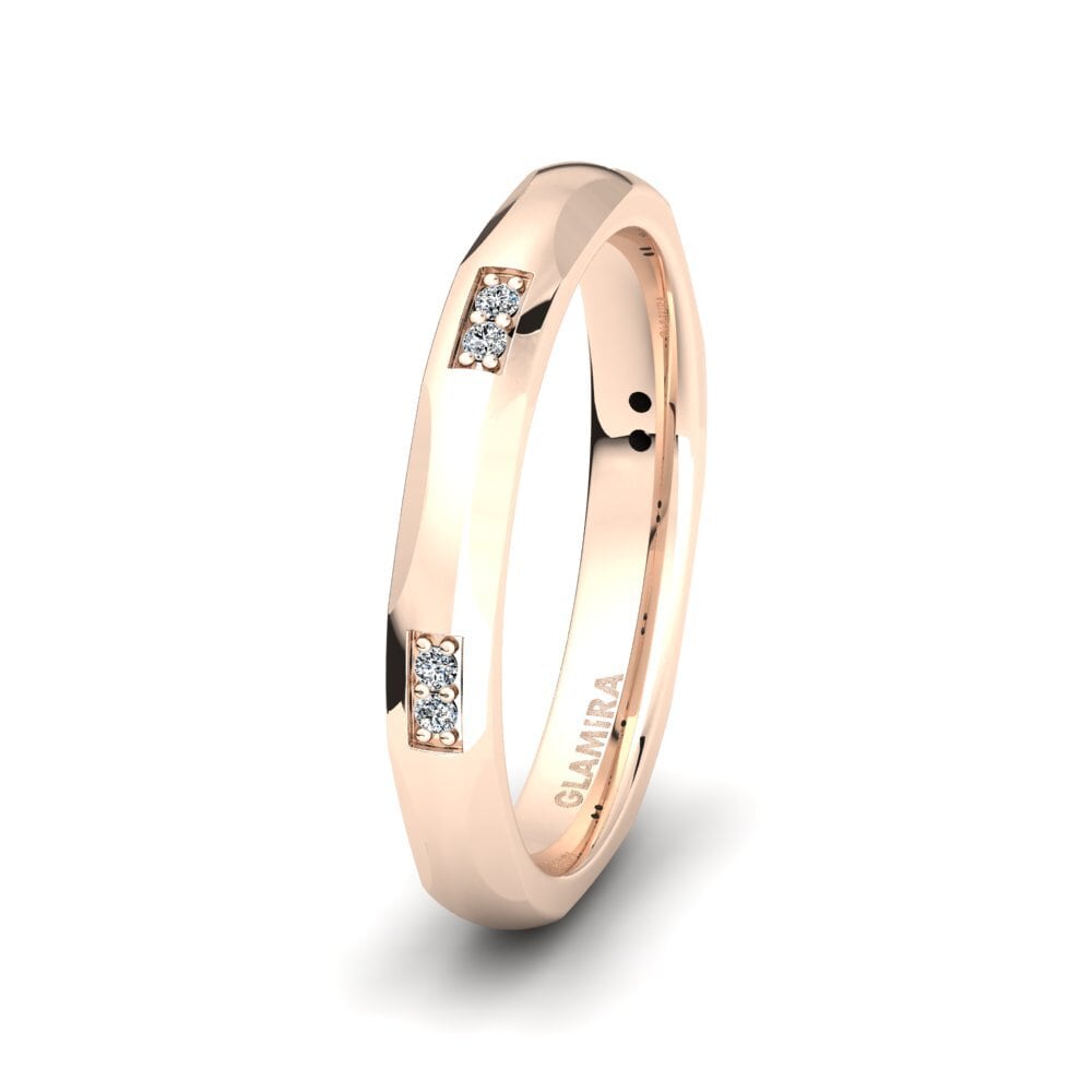 14ct Rose Gold Ring Pleasant Aim SET