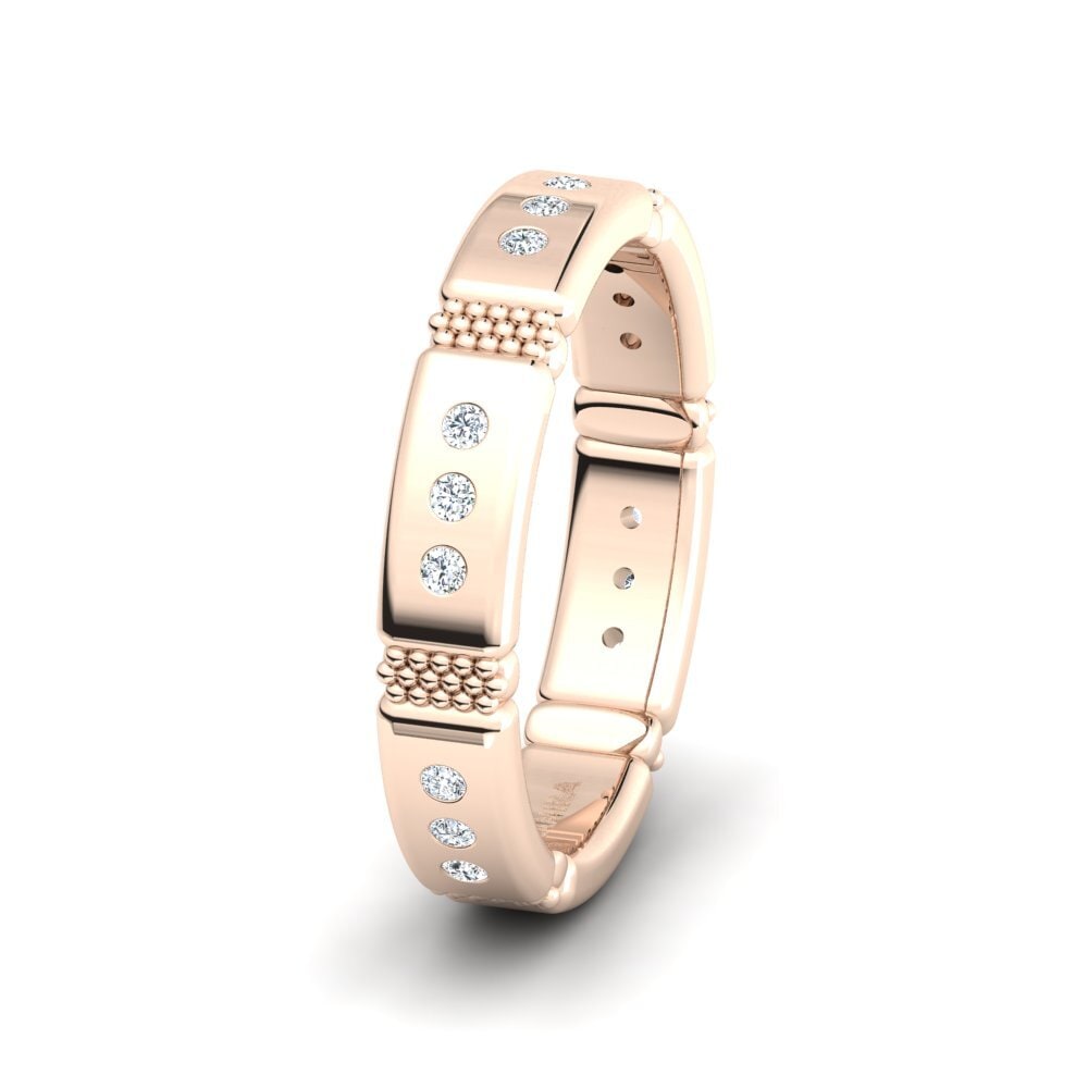 14ct Rose Gold Ring Pleasant Balance SET