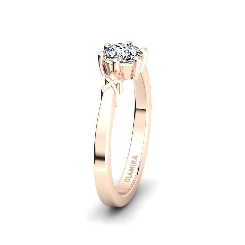 14ct Rose Gold Ring Pleasant Beauty SET