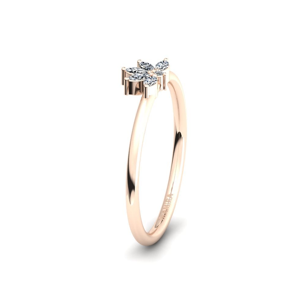 14ct Rose Gold Ring Pleasant Cloud SET