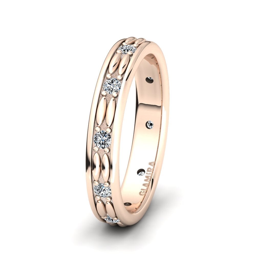 14ct Rose Gold Ring Pleasant Destiny SET